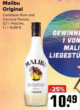 Logo Getränkemarkt Malibu Original 0,7 L Flasche Angebot