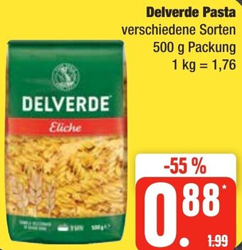 Edeka Frischemarkt Delverde Pasta 500 g Packung Angebot