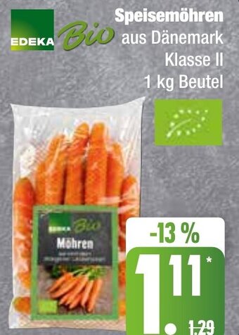 Edeka Frischemarkt EDEKA Bio Speisemöhren 1 kg Beutel Angebot