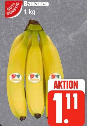 Edeka Frischemarkt Gut & Günstig Bananen 1 kg Angebot