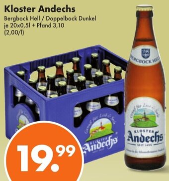 Trink und Spare Kloster Andechs 20x0,5 L Angebot
