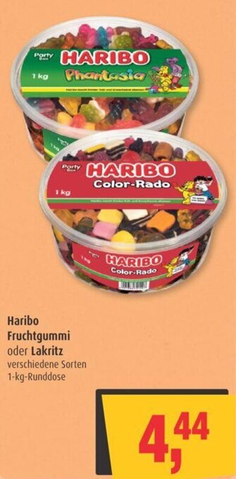 Markant Haribo Fruchtgummi oder Lakritz verschiedene Sorten 1-kg Angebot