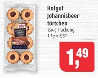 Markant Hofgut Johannisbeer-törtchen 150-g-Packung Angebot