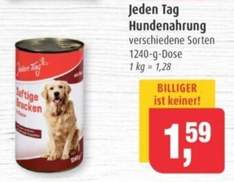 Markant Jeden Tag Hundenahrung verschiedene Sorten 1240-g Angebot