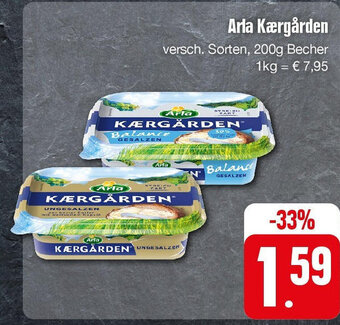 Edeka Arla Kærgården versch. Sorten, 200g Becher Angebot