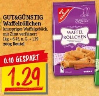 NP Discount GUT&GÜNSTIG Waffelröllchen 200g Beutel Angebot