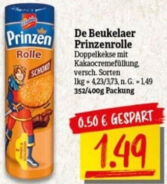 NP Discount De Beukelaer Prinzenrolle 352/400g Packung Angebot