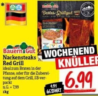 NP Discount Bauern Gut Nackensteaks Red Grill 1 kg Angebot