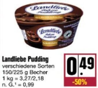 nah & gut Landliebe Pudding 150/225 g Becher Angebot