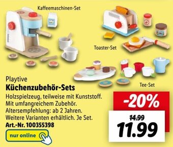 Lidl Playtive Küchenzubehör-Sets Angebot