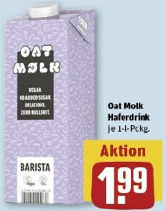 REWE Oat Molk Haferdrink 1-l-Pckg. Angebot