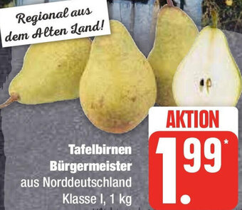 Edeka Tafelbirnen Bürgermeister 1 kg Angebot