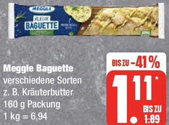 Edeka Meggle Baguette 160 g Packung Angebot