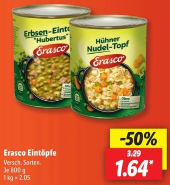 Lidl Erasco Eintöpfe 800 g Angebot