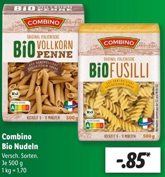 Lidl Combino Bio Nudeln 500 g Angebot