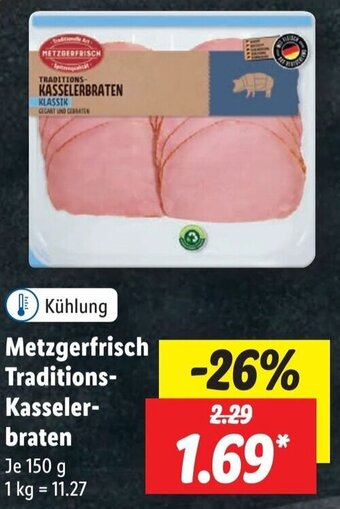 Lidl Metzgerfrisch Traditions Kasselerbraten 150 g Angebot