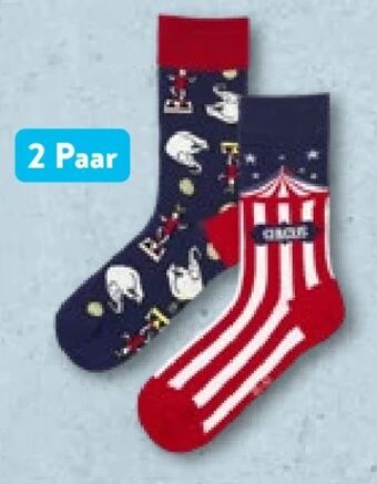 Aldi Nord Crazy socks 2 paar Angebot