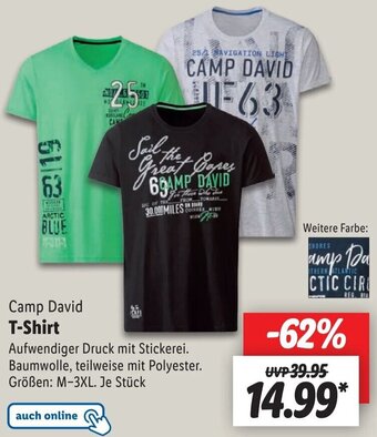 Lidl Camp David T-Shirt Angebot