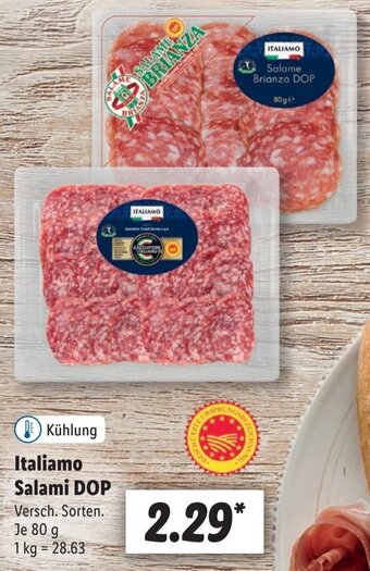 Lidl Italiamo Salami DOP 80 g Angebot