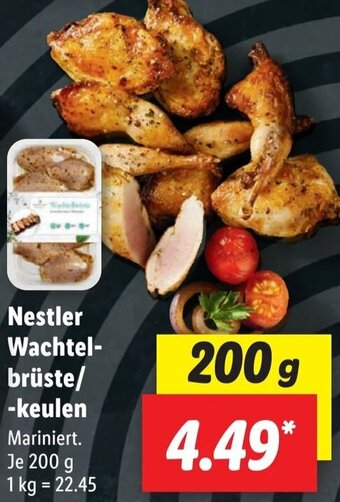 Lidl Nestler Wachtelbrüste/keulen 200 g Angebot