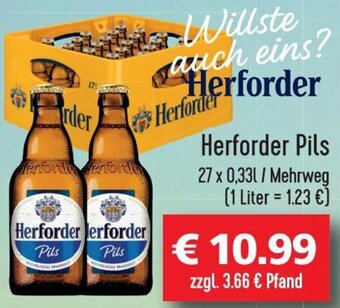 Getränkehaus Herforder Pils 27 x 0,33 L Angebot