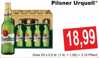 Getränke Göbel Pilsner Urquell Kiste 20 x 0,5 ltr. Angebot