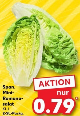 Kaufland Span. Mini-Romanasalat  2-St. Packg. Angebot