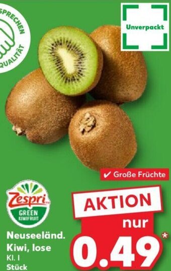 Kaufland Zespri Neuseeländ. Kiwi, lose Angebot