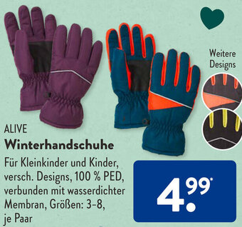 Aldi Süd ALIVE Winterhandschuhe Angebot