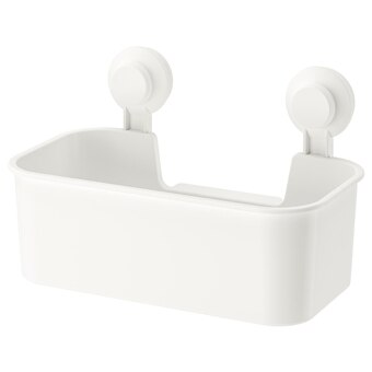 IKEA Tisken korb mit saugnapf weiß Angebot