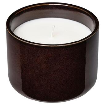 IKEA Kopparlönn duftkerze im keramikglas mandel & kirsche/braunrot 25 std Angebot