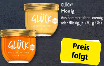 Aldi Süd GLÜCK Honig 270 g Glas Angebot