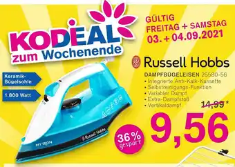 KODi Russel Hobbs Dampfbügeleisen 25580-56 Angebot