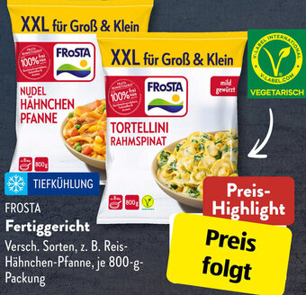 Aldi Süd FROSTA Fertiggericht 800 g Packung Angebot