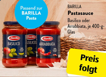 Aldi Süd BARILLA Pastasauce 400 g Glas Angebot