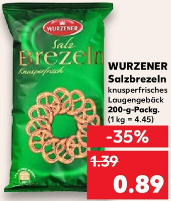 Kaufland WURZENER Salzbrezeln 200 g Packg. Angebot