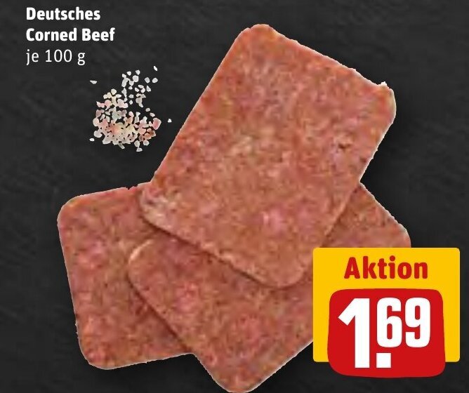 Deutsches Corned Beef je 100 g Angebot bei REWE