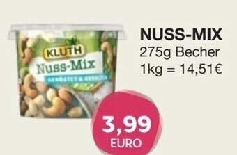 Edeka Niemerszein KLUTH Nuss-Mix 275g Angebot