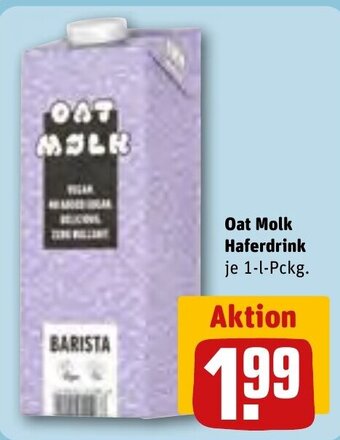 REWE Oat Molk Haferdrink je 1-l-Pckg. Angebot