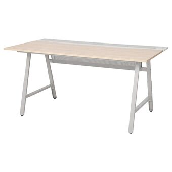 IKEA Utespelare gamingschreibtisch eschenachbildung/grau Angebot
