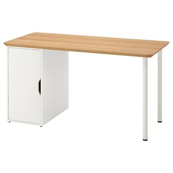 IKEA Anfallare / alex schreibtisch bambus/weiß Angebot
