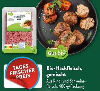 Aldi Süd Bio-Hackfleisch, gemischt 400 g Packung Angebot