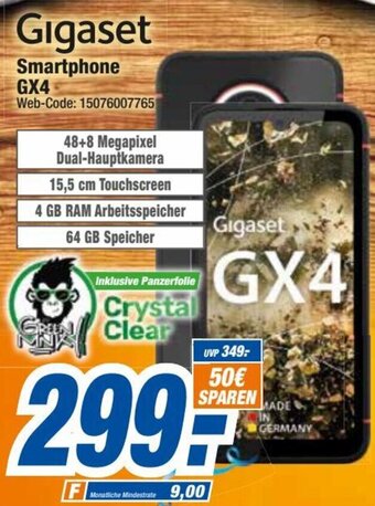 expert Octomedia Gigaset Smartphone GX4 Angebot