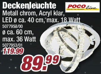 Poco POCO line Deckenleuchte Angebot