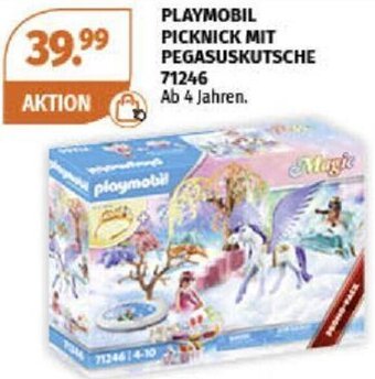 Müller PLAYMOBIL PICKNICK MIT PEGASUSKUTSCHE 71246 Angebot