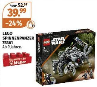 Müller LEGO SPINNENPANZER 75361 Angebot