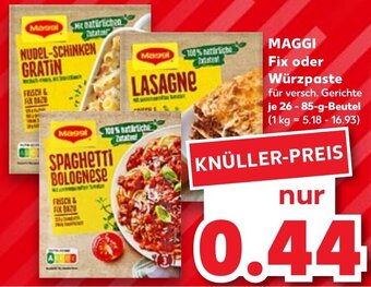 Kaufland MAGGI Fix oder Würzpaste 26-85 g Beutel Angebot