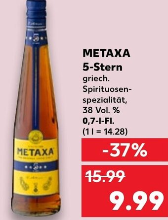Kaufland METAXA 5-Stern 0,7 L-Fl. Angebot