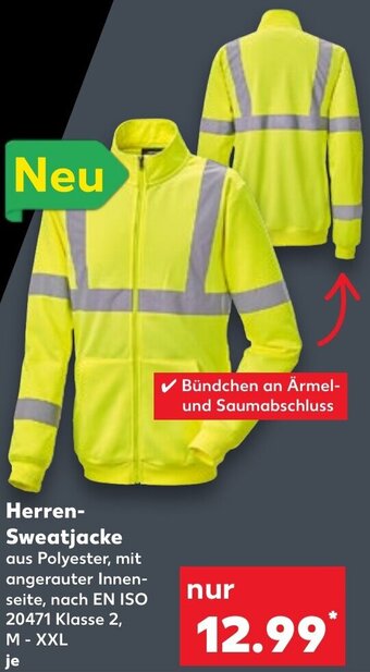 Kaufland Parkside Herren Sweatjacke Angebot