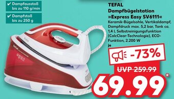 Kaufland TEFAL Dampfbügelstation Express Easy SV6111 Angebot